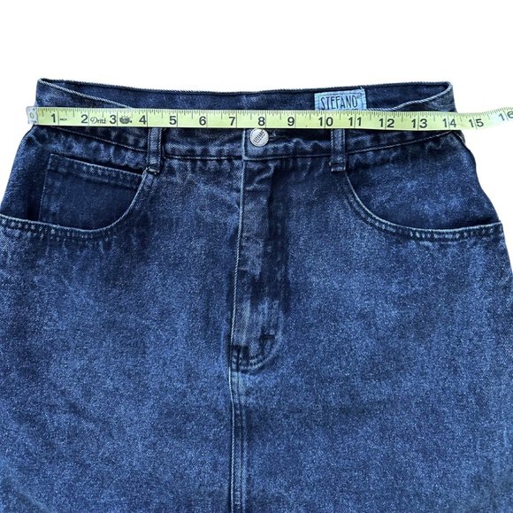 90s Vintage Stefano Jean Skirt US Women's size 12 - Picture 6 of 7